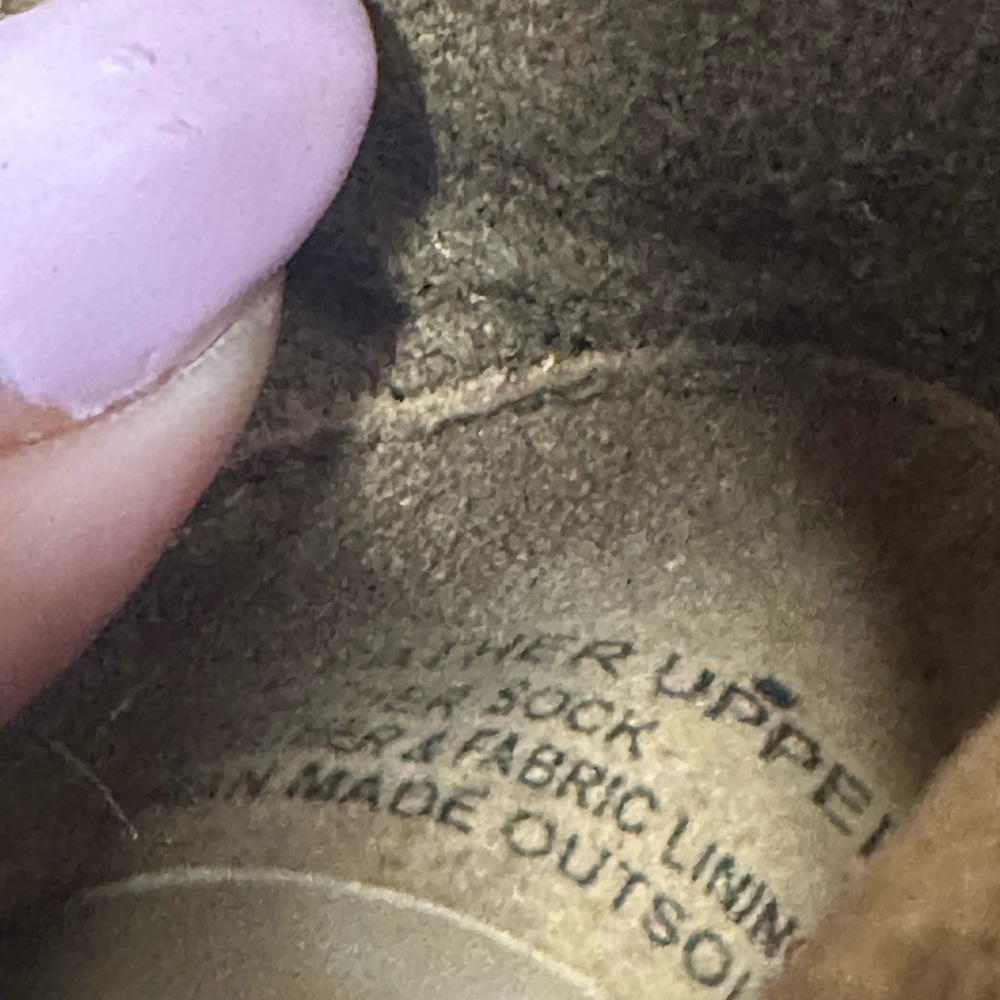 NWOT Seychelles Tan Ankle Leather Boots with Gold Star Details - Picture 8 of 9
